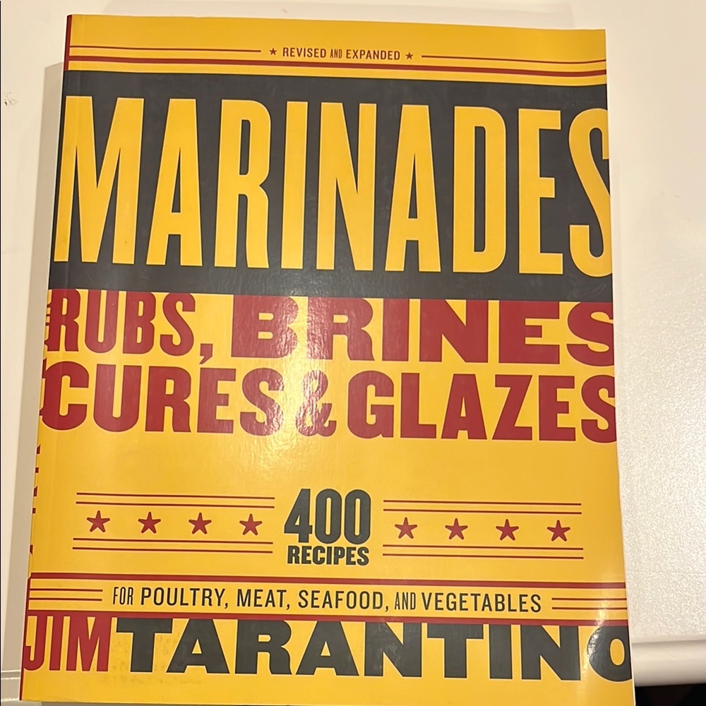 Marinades Rubs Brines cookbook NWT